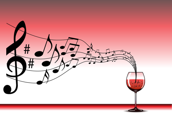 El vino es música